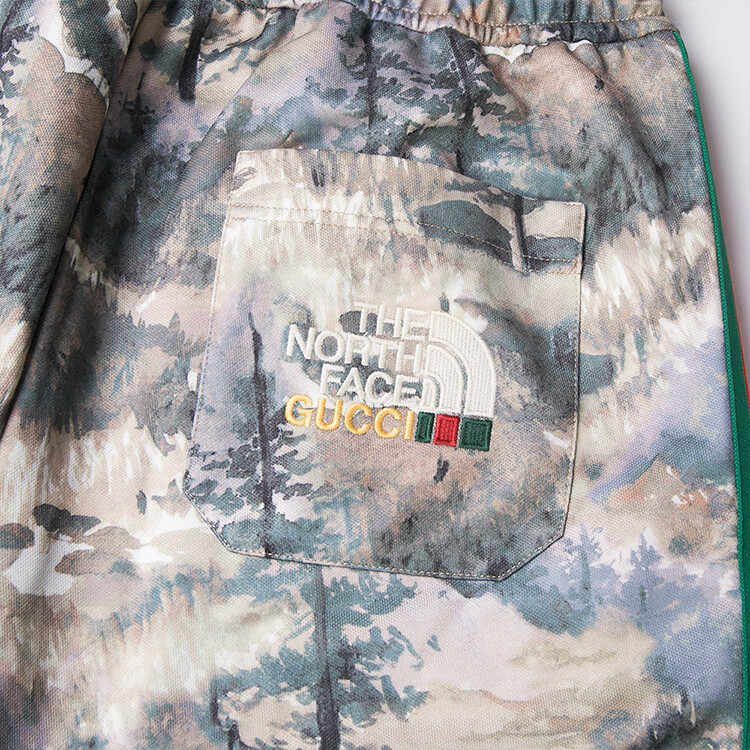 Спортивные штаны North Face X The North Face мужские, трикотажные, Gucci, Multicolor — фото 4