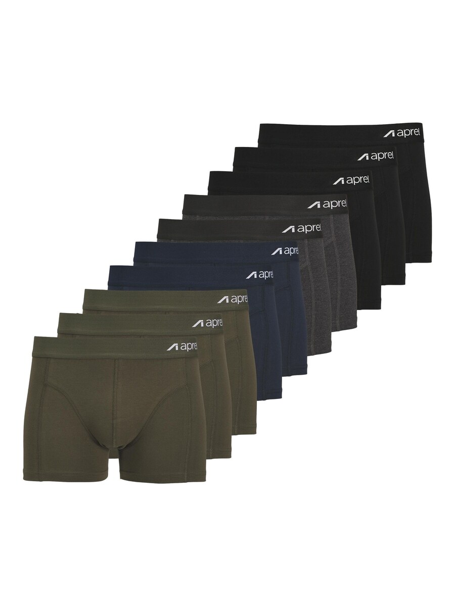 

Боксеры aprel, цвет Navy/Grey/Olive/Black