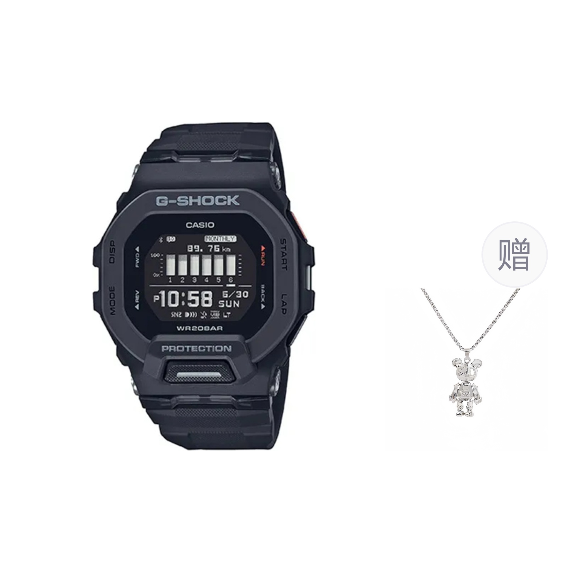

G-SHOCK Часы Quartz Movement Watch Unisex Black Dial