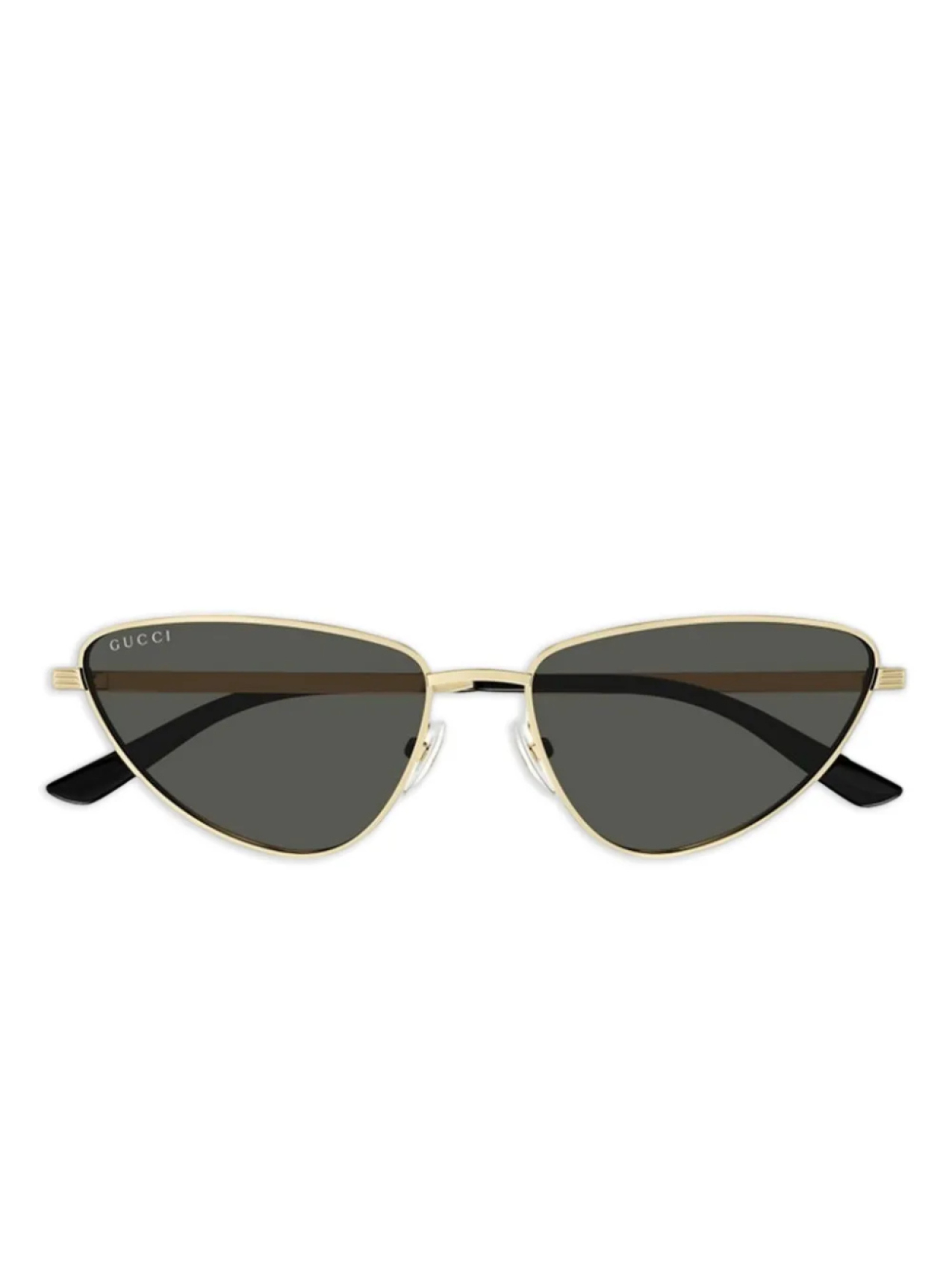 

Gucci Eyewear солнцезащитные очки в оправе 'кошачий глаз', золотой