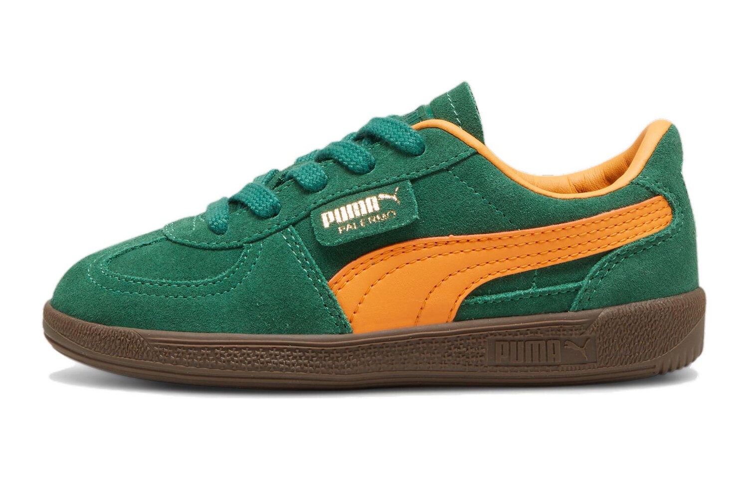 

Обувь для скейтбординга Palermo Kids для детей Puma, зеленый/оранжевый