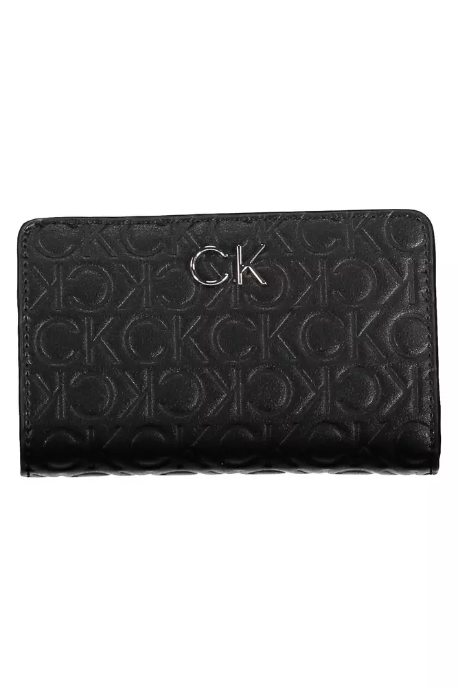 

Черный женский кошелек из полиэстера Calvin Klein