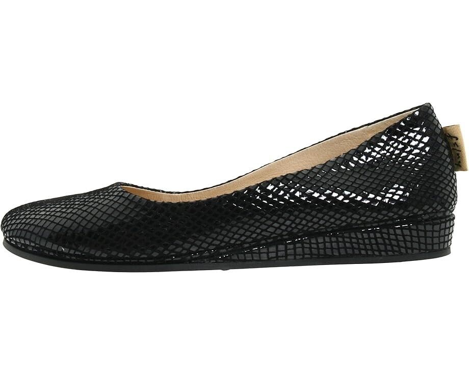 Балетки French Sole Zeppa Flats Женские US 6.5 Черные с принтом змеи — фото 3