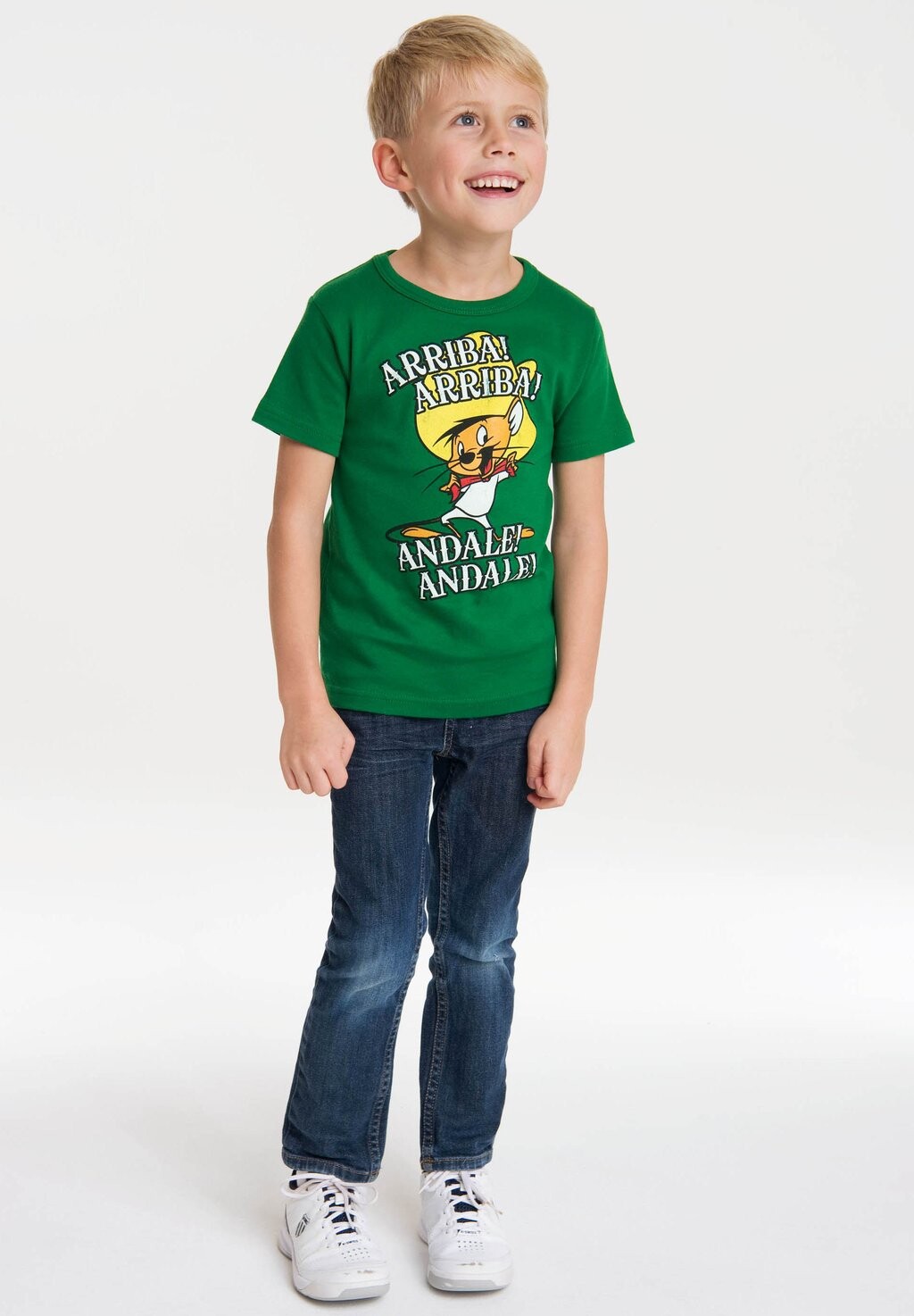 

Футболка с принтом ARRIBA! ANDALE! LOGOSHIRT, цвет green