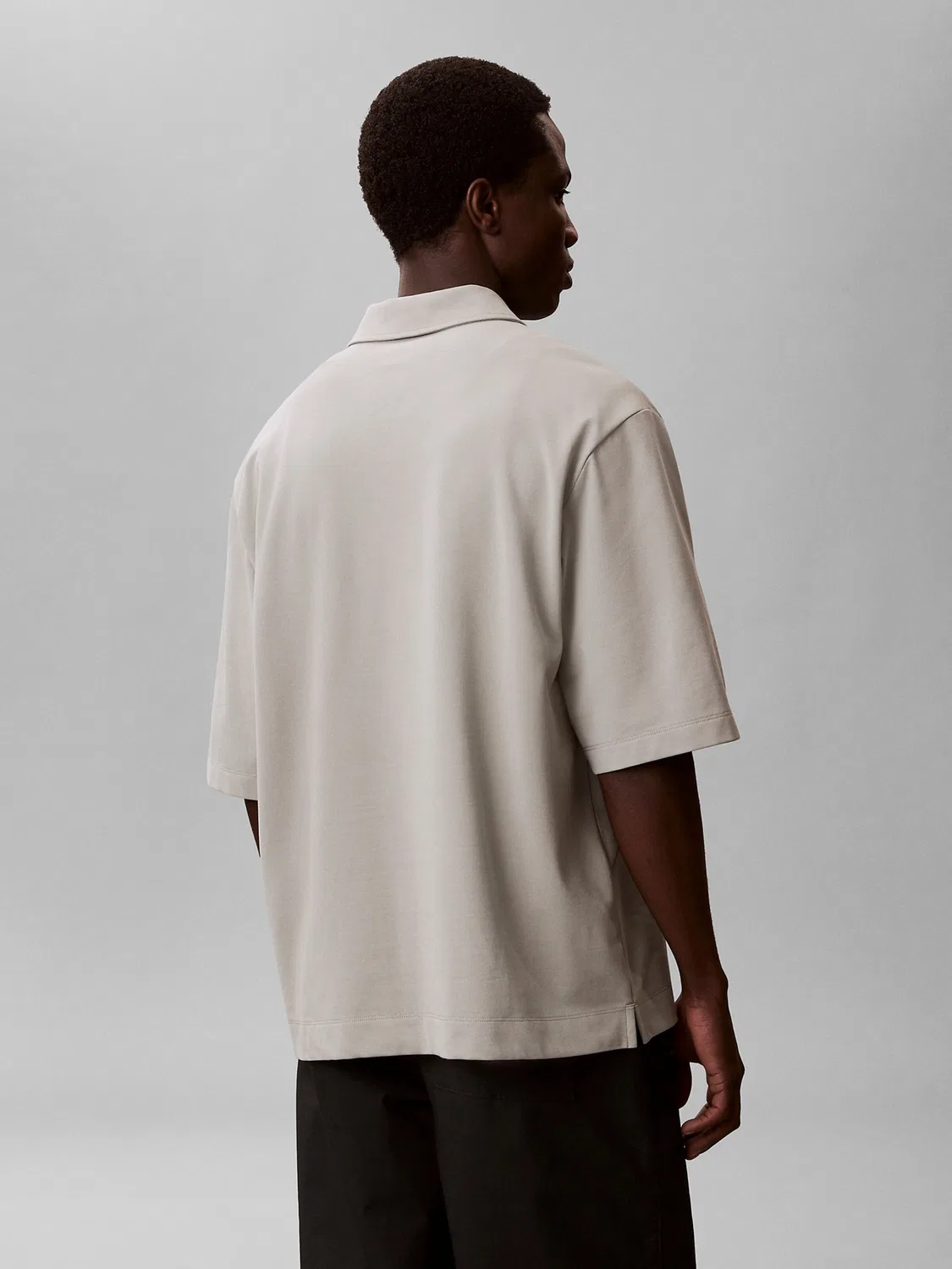 Рубашка Calvin Klein цвета базальтово-серый — фото 4