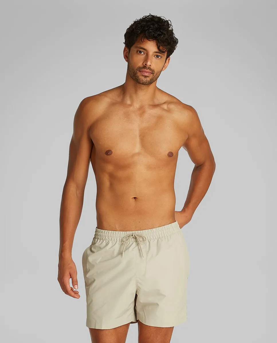 

Купальник средней длины с завязками Calvin Klein, бежевый