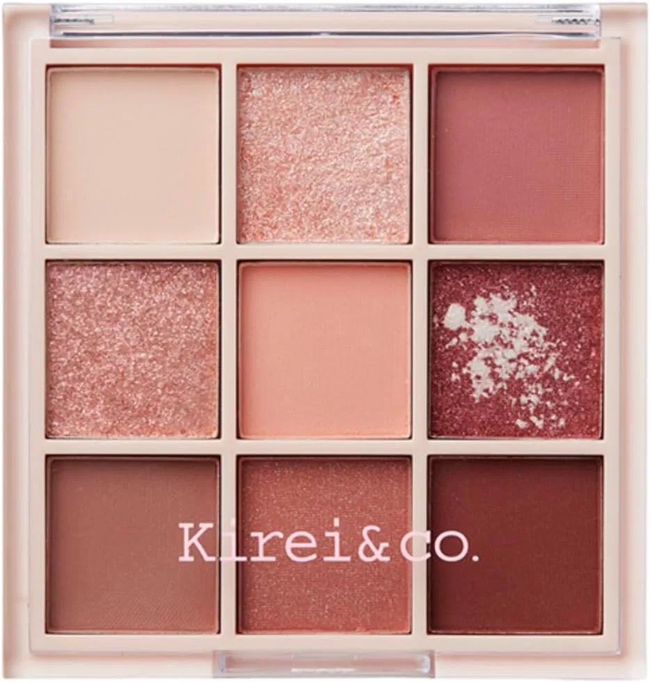 Тени для век 9 цветов No brand 03 smoky pink