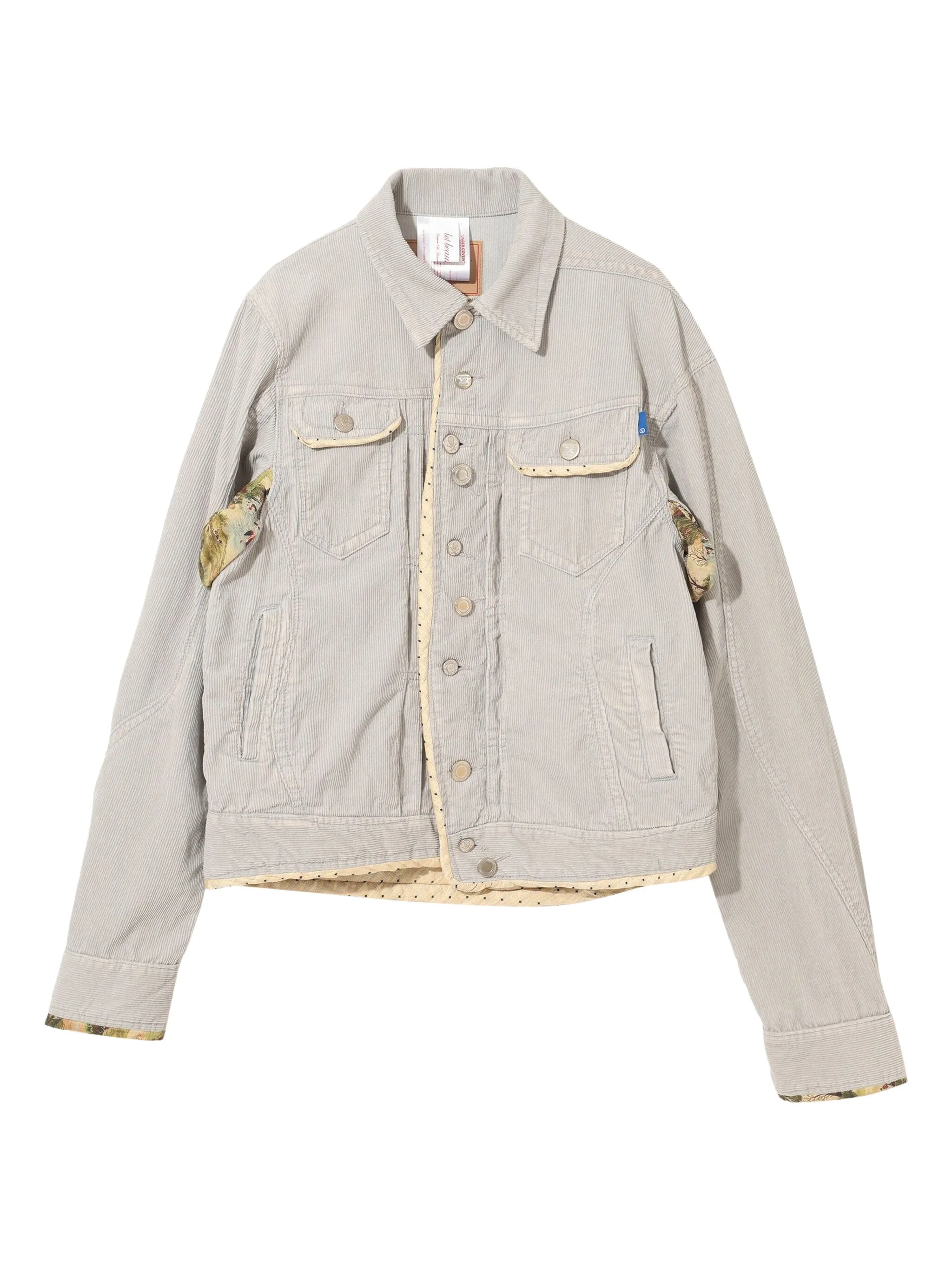 

Куртка с принтом на рукавах Undercover, серый