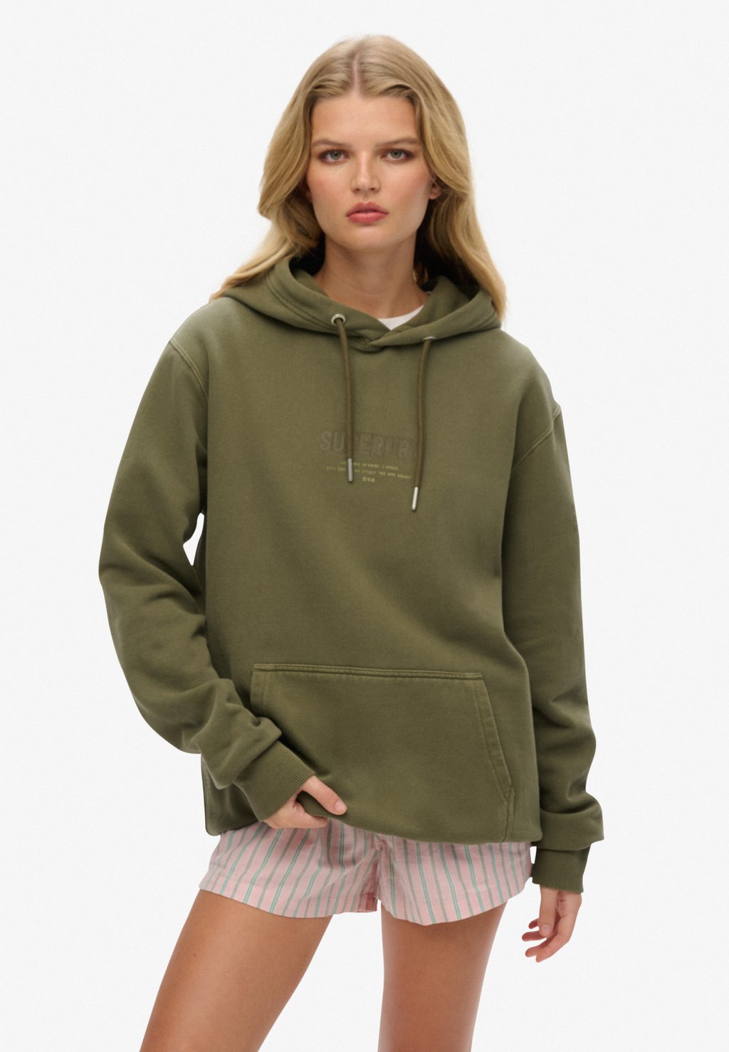 

Толстовка UTILITY - Hoodie Superdry, зеленый