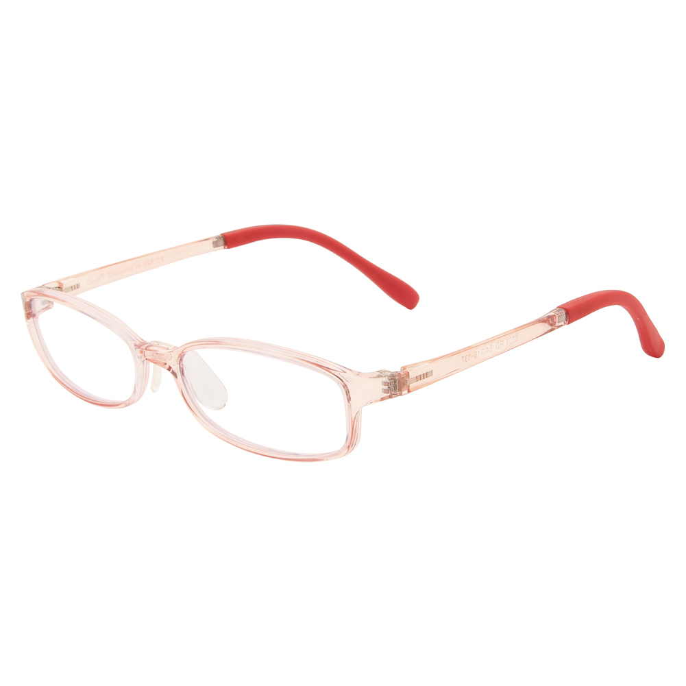 

CYXUS Квадратные очки в оправе TR90 из нержавеющей стали унисекс, Red T04