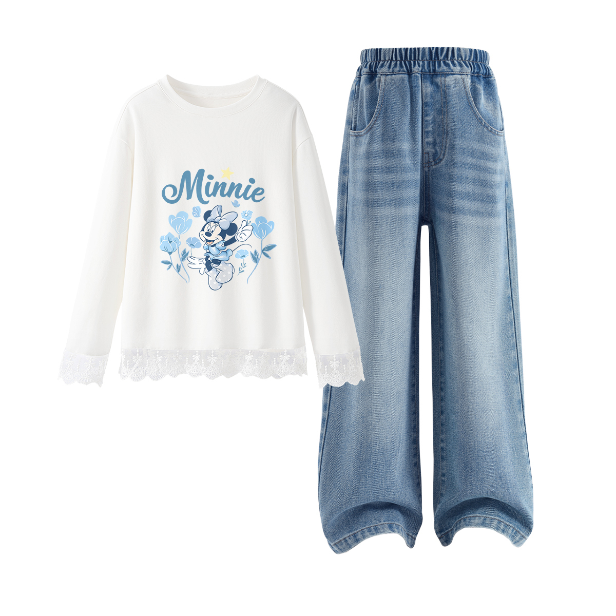 

Детская повседневная спортивная одежда Disney, светло-голубой