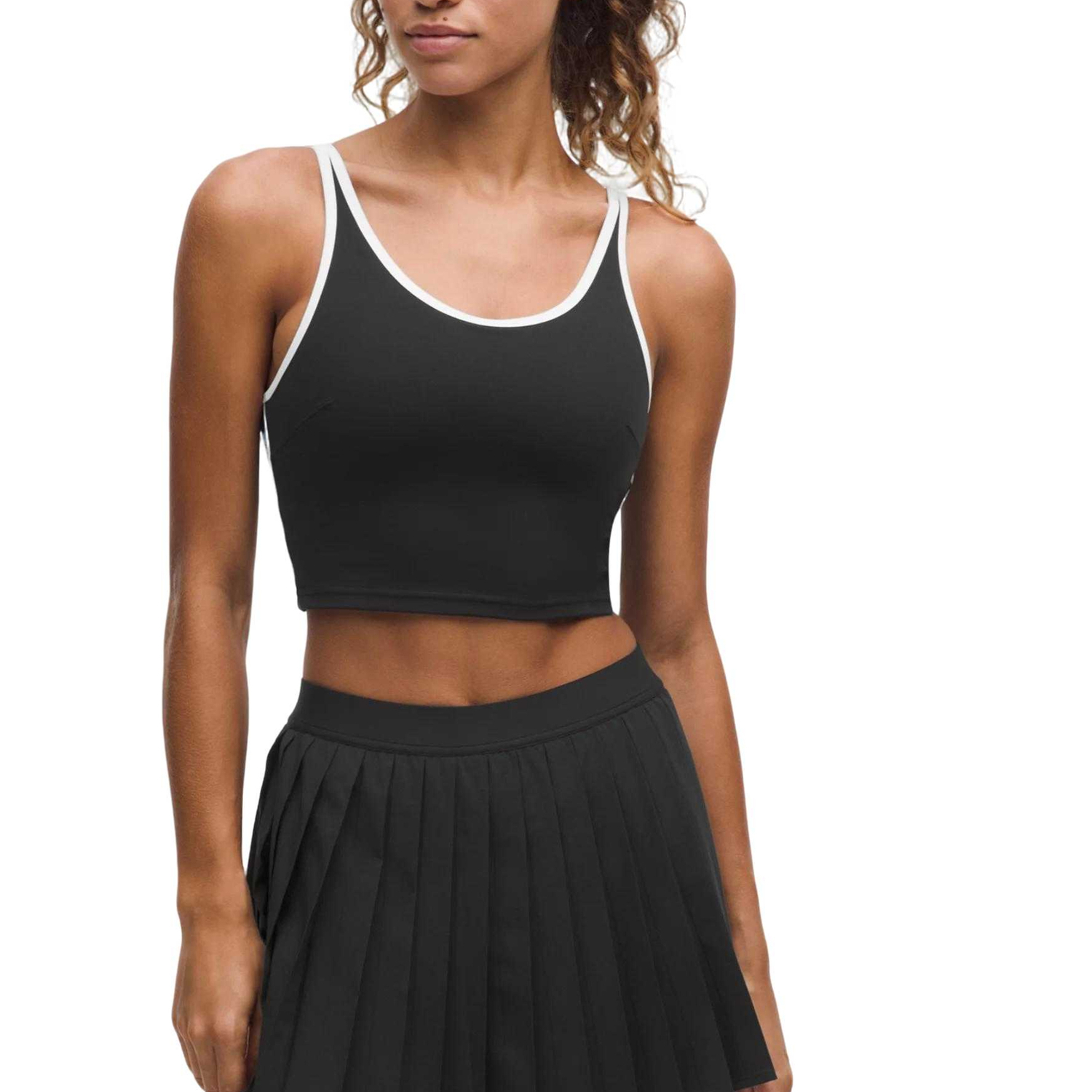 

Безрукавные спортивные майки Women's Black/White/BLK/WHT Lululemon, черный/белый