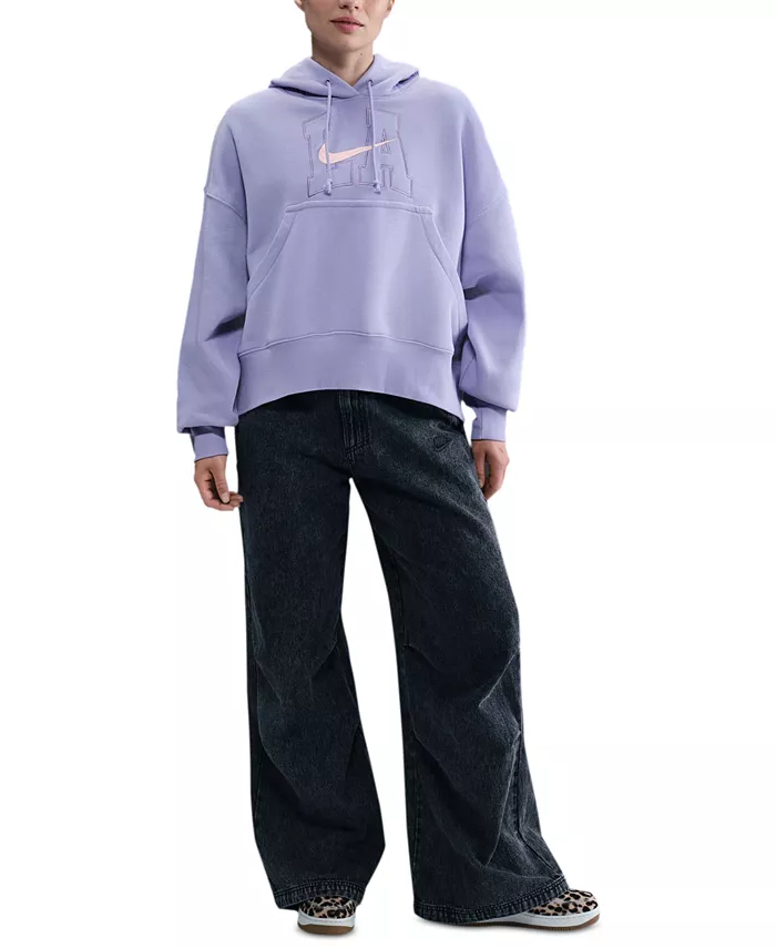 

Женская спортивная толстовка Phoenix Fleece Oversize Nike, фиолетовый