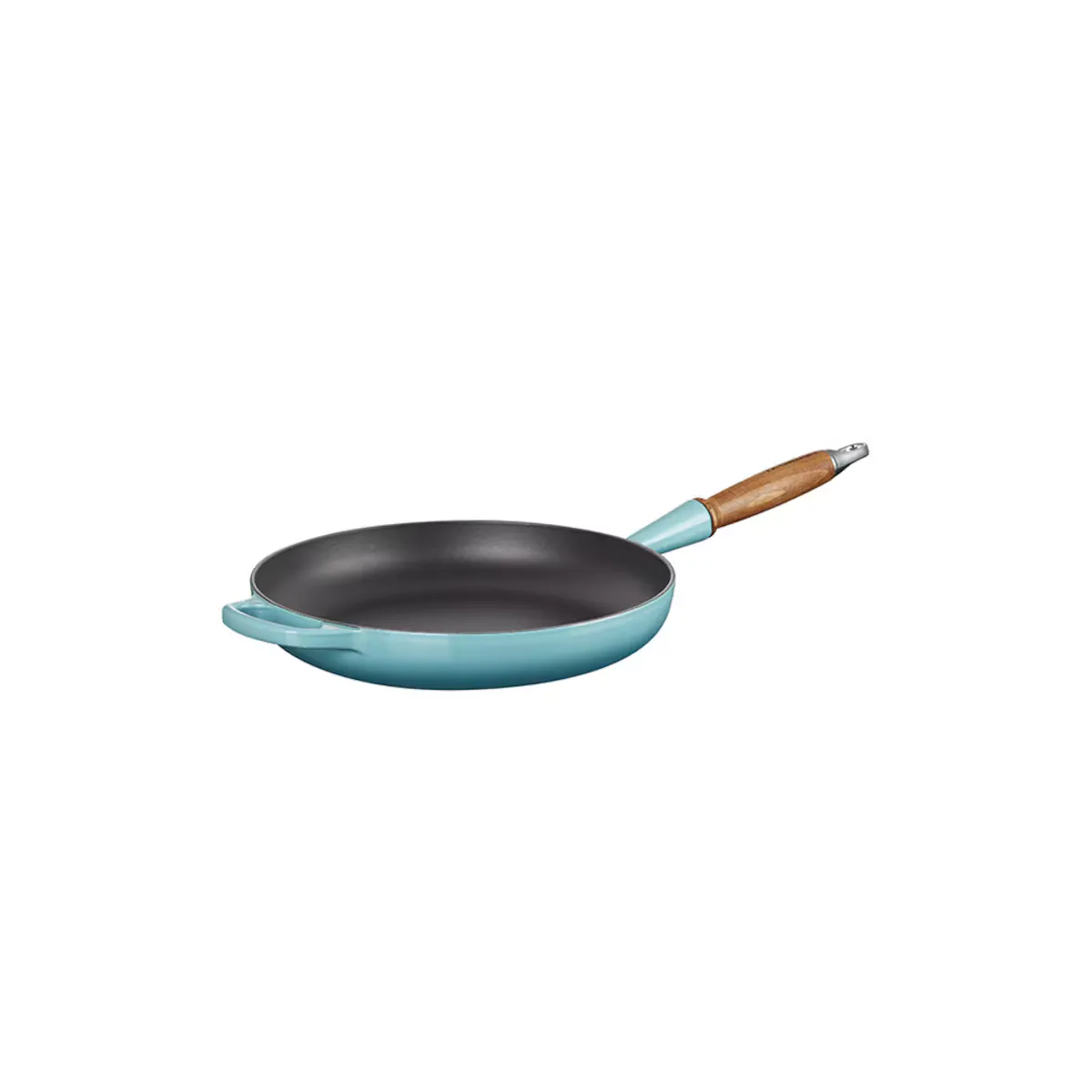 

Чугунная сковорода Le Creuset с деревянной ручкой, бирюзовый