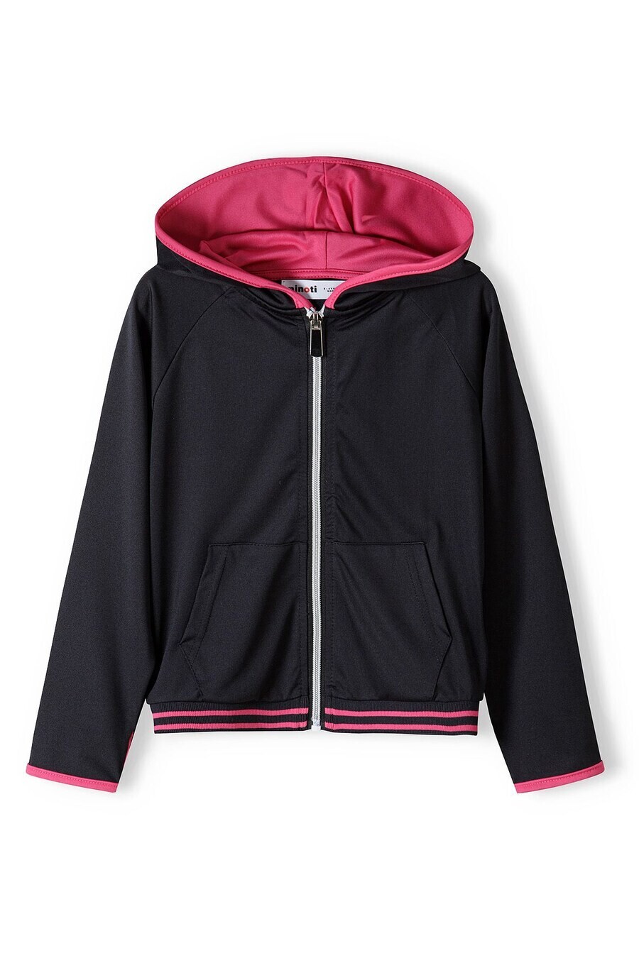 

Худи MINOTI Zip-Up Hoodie, черный