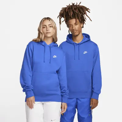 

Худи Nike Sportswear Club Fleece Pullover Hoodie, цвет Game Royal/Game Royal/White