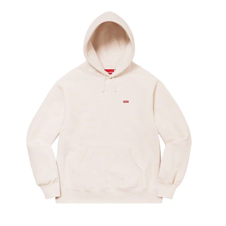 

Толстовка Supreme Small Box Hooded Sweatshirt Clay, кремовый