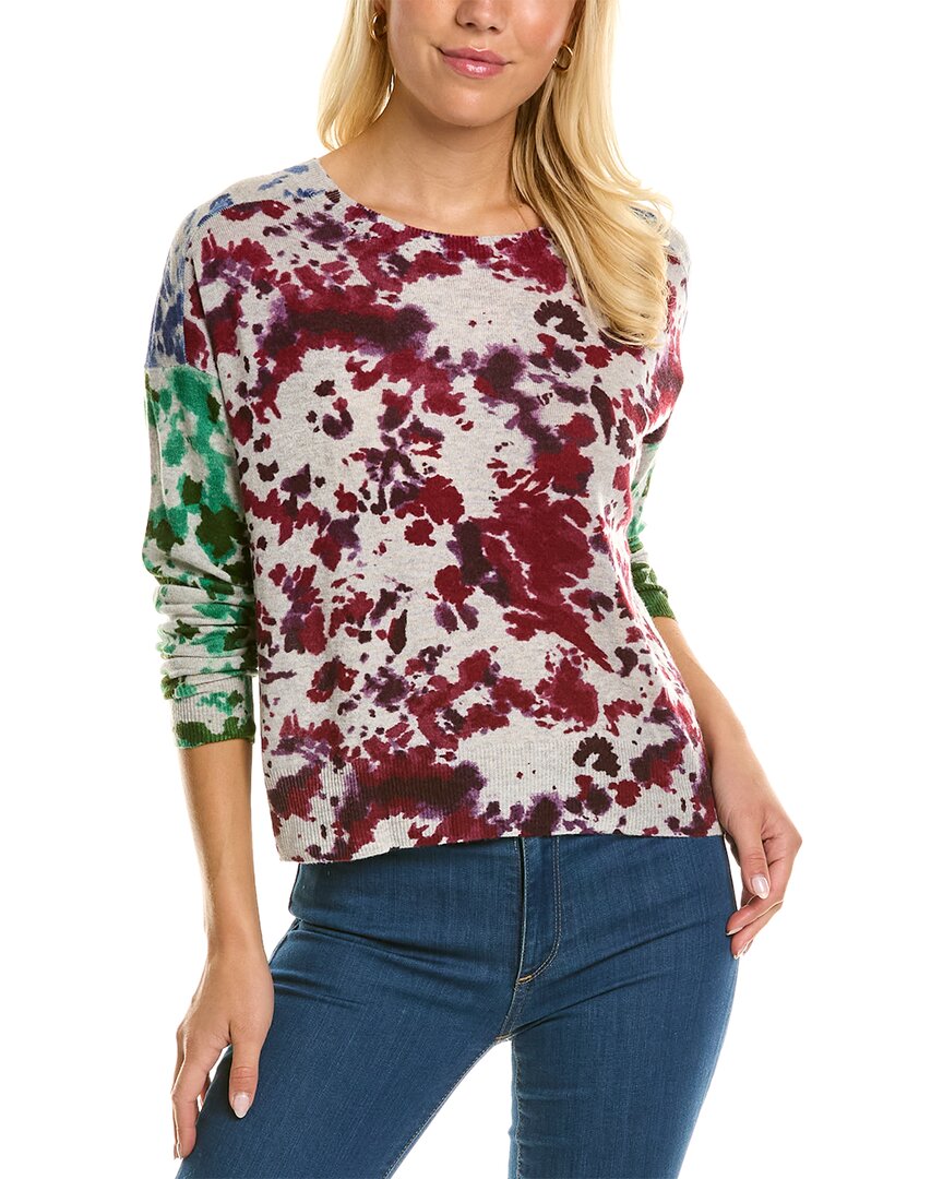 

Осенний кашемировый свитер с принтом "клякса" Autumn Cashmere, мультиколор