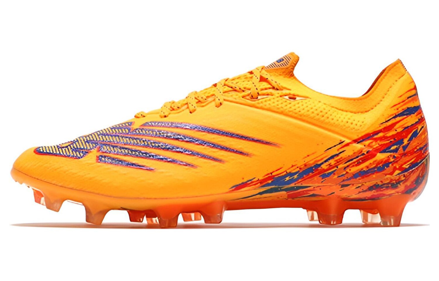 

Футбольные бутсы Furon V6+ унисекс с низким верхом оранжевого цвета New Balance
