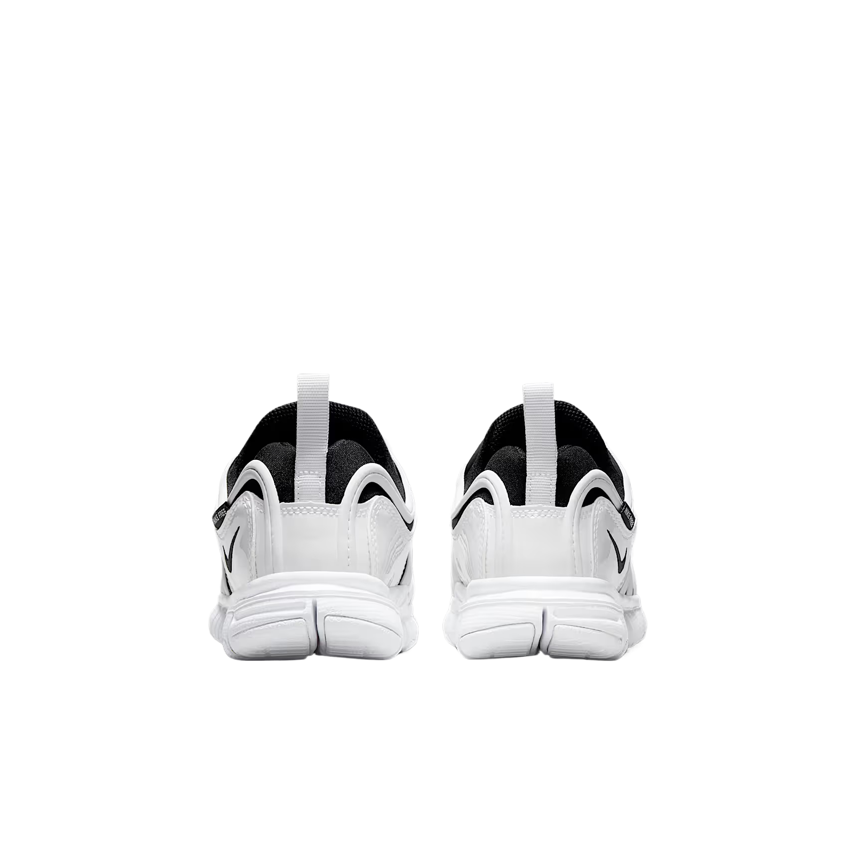 Nike Динамо фри лоу топ детские повседневные кроссовки white/black для детей 3-7 лет — фото 4