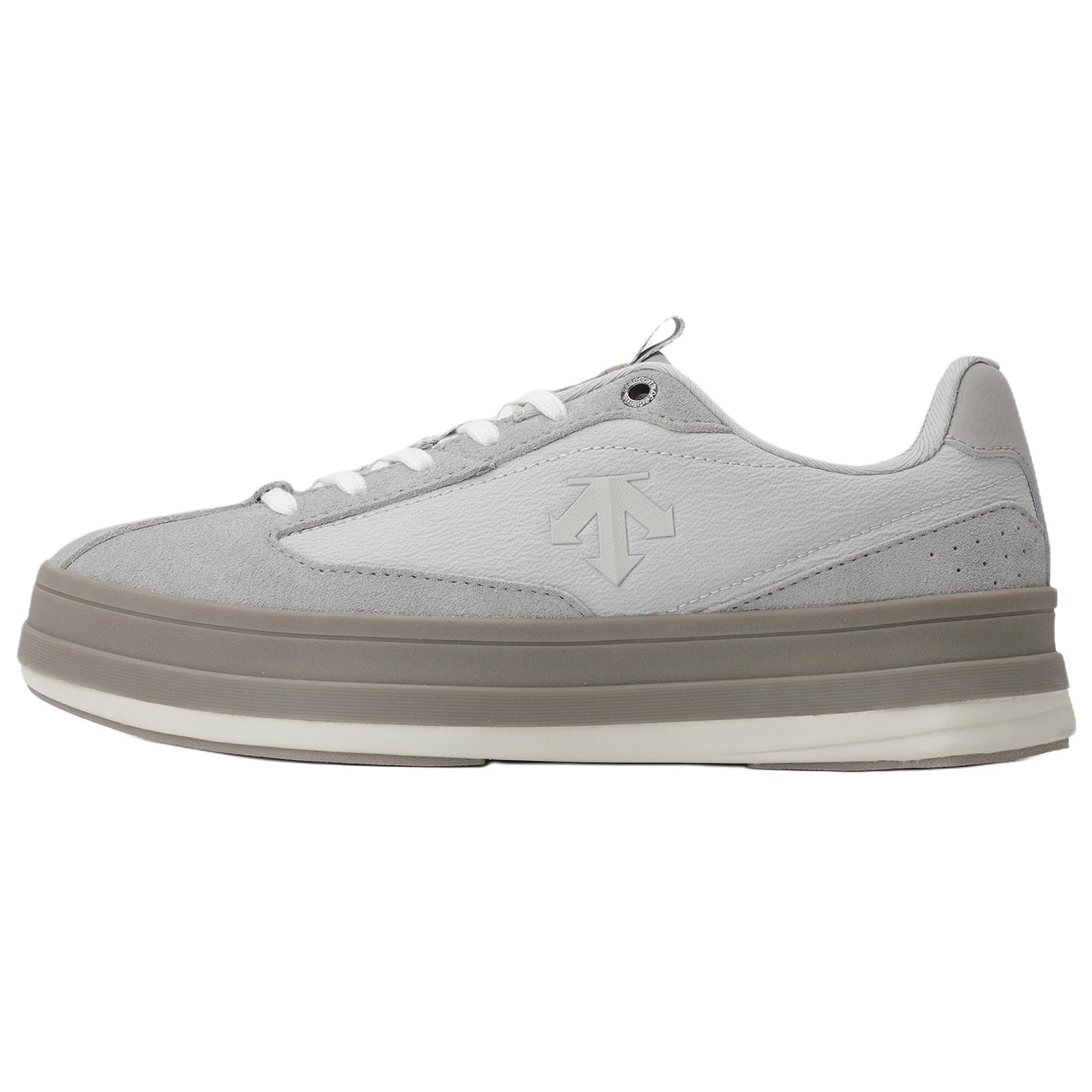 

Descente Нескользящие, износостойкие низкие скейтбордистские кроссовки унисекс, серый