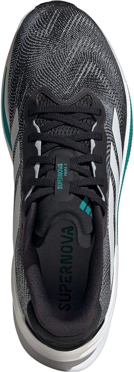 Мужские беговые кроссовки Adidas Supernova Prima 2, белый/черный/бирюзовый — фото 3