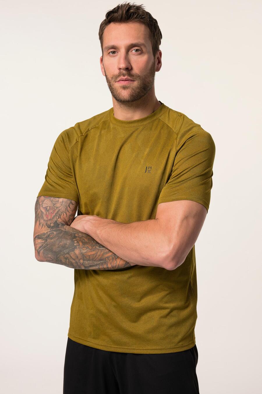 

JAY-PI Мужская функциональная рубашка для фитнеса с коротким рукавом до 7 XL