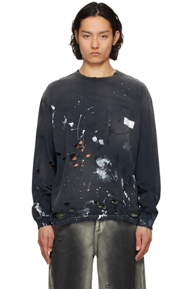 

Черная футболка Crewneck-P Savage LS Neighborhood