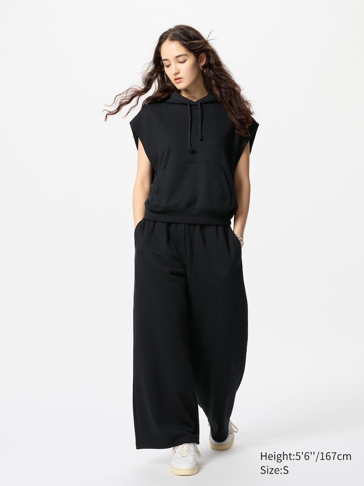 

Широкие спортивные брюки Uniqlo, цвет 09 черный
