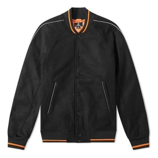 

Куртка x vince staples insulated varsity jacket 'black orange' Converse, черный