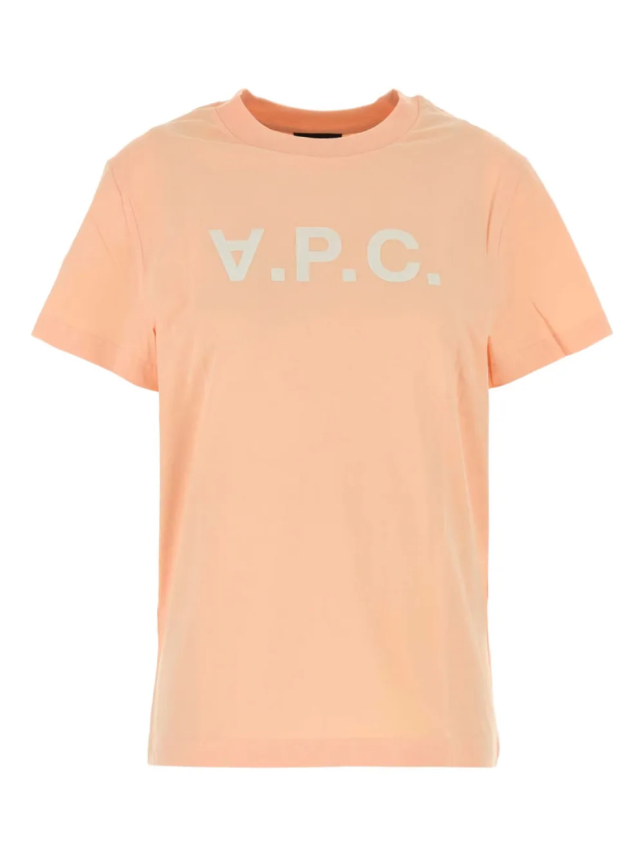 

Футболка из хлопка A.P.C., розовый