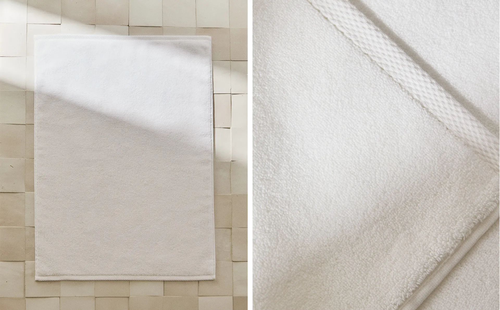 

Очень мягкий нескользящий коврик для ванной Zara Home, белый