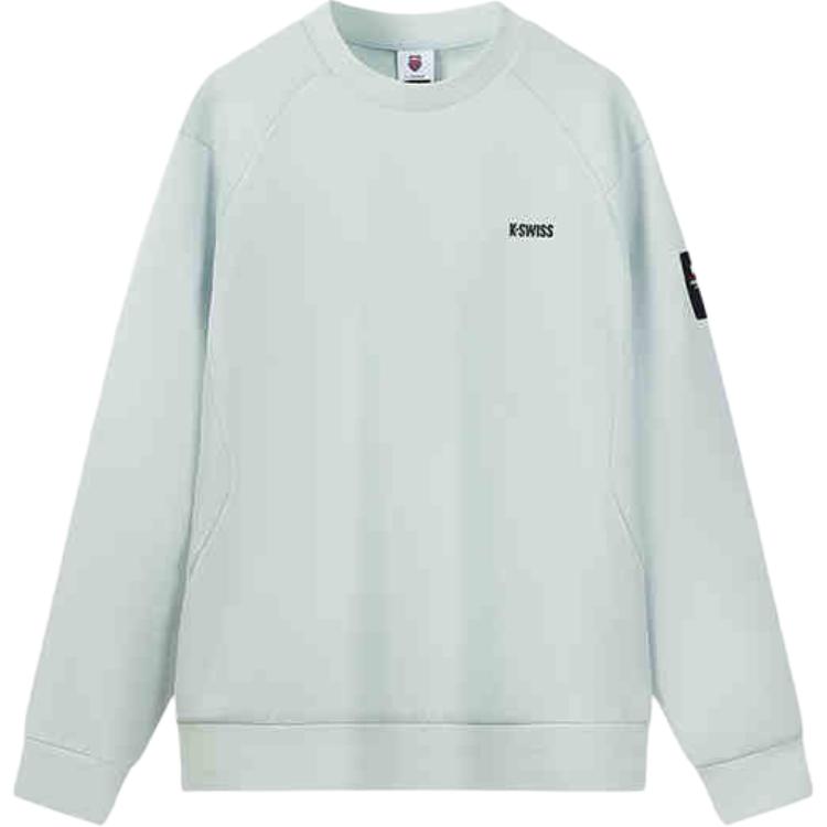 

KSWISS Свитер мужской светло-серый голубой K·SWISS