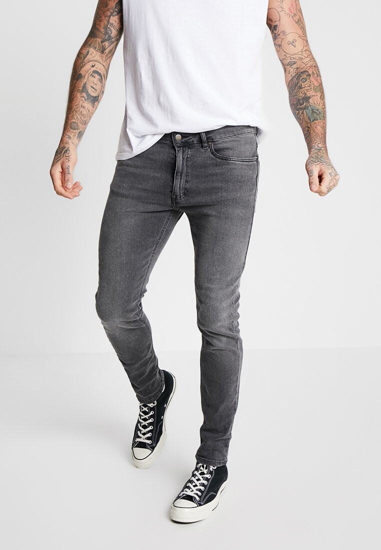 

Джинсы Skinny Fit Pier One, серый деним