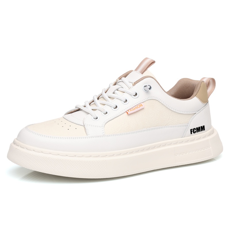 

Нескользящие, легкие, амортизирующие детские, подростковые кроссовки для скейтбординга FCMM, бежевый/желтый