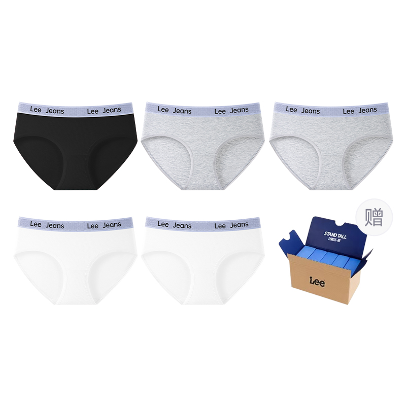 

Классические трусы 101 для женщин упаковка 5 штук Lee, белый