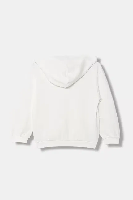 Худи детское из 100% хлопка United Colors of Benetton, бежевый — фото 2