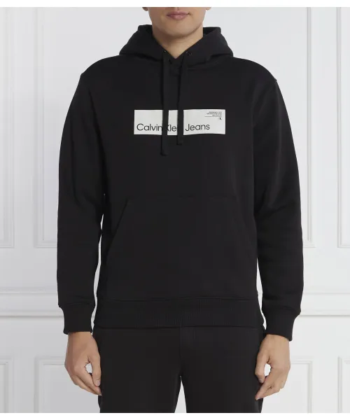 

Толстовка с логотипом Hyper Real Box Regular fit Calvin Klein Jeans, черный