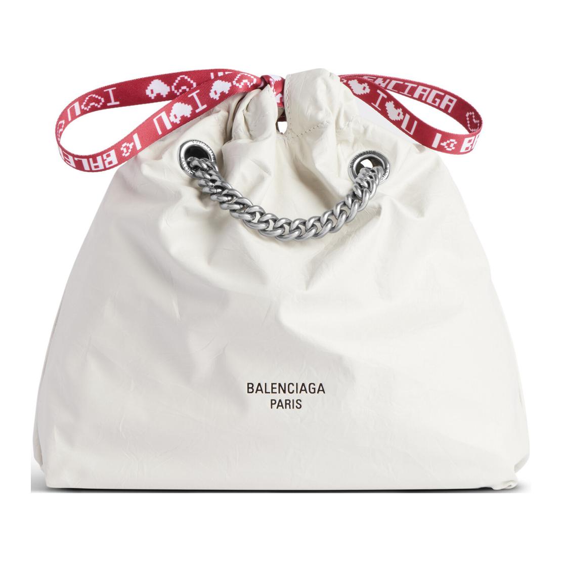 

Balenciaga Сумка-тоут Crush из коровьей кожи, шоппер, сумка через плечо, кроссбоди маленькая женская white