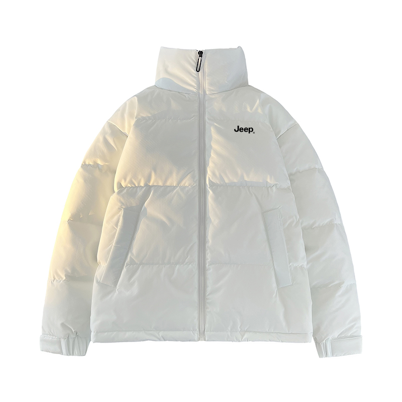 

Пуховик мужской с воротником стойкой Moderate Jeep, белый