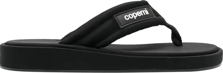 

Кроссовки Coperni Wmns Logo-Embossed Flip Flops 'Black', черный