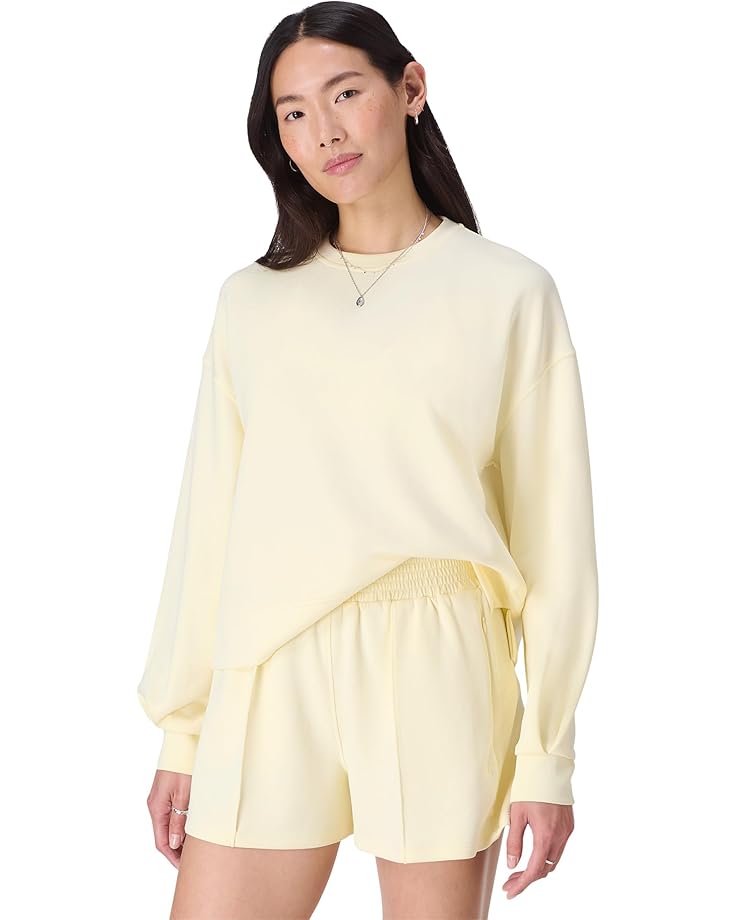 

Толстовка Sweaty Betty Sand Wash Cloudweight Sweatshirt, цвет Buttercream Yellow