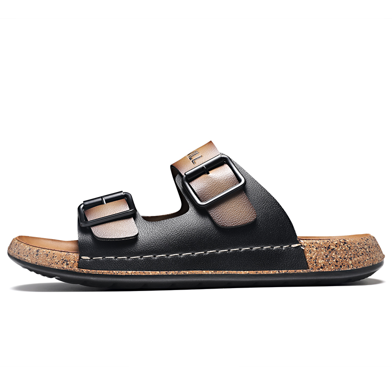 

G＇VILL Слайдеры мужские темно-серые/хаки, цвет Khaki