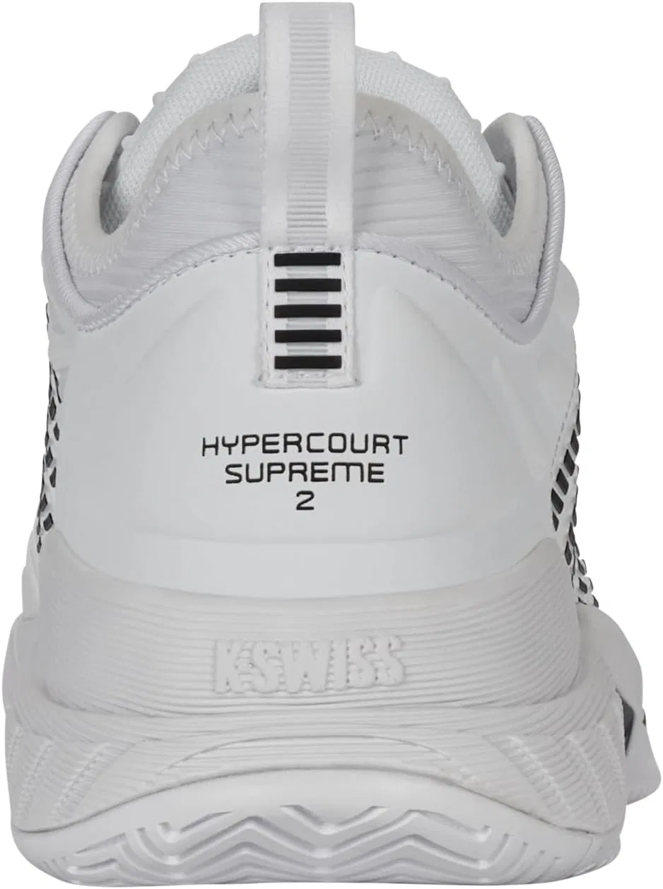 Кроссовки теннисные K-Swiss Hypercourt Supreme 2, White/Black — фото 4