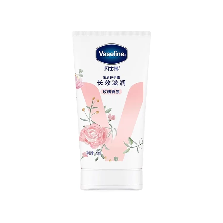 Увлажняющий крем для рук с ароматом розы Vaseline, Rose Fragrance Moisturizing Hand Cream 50ml