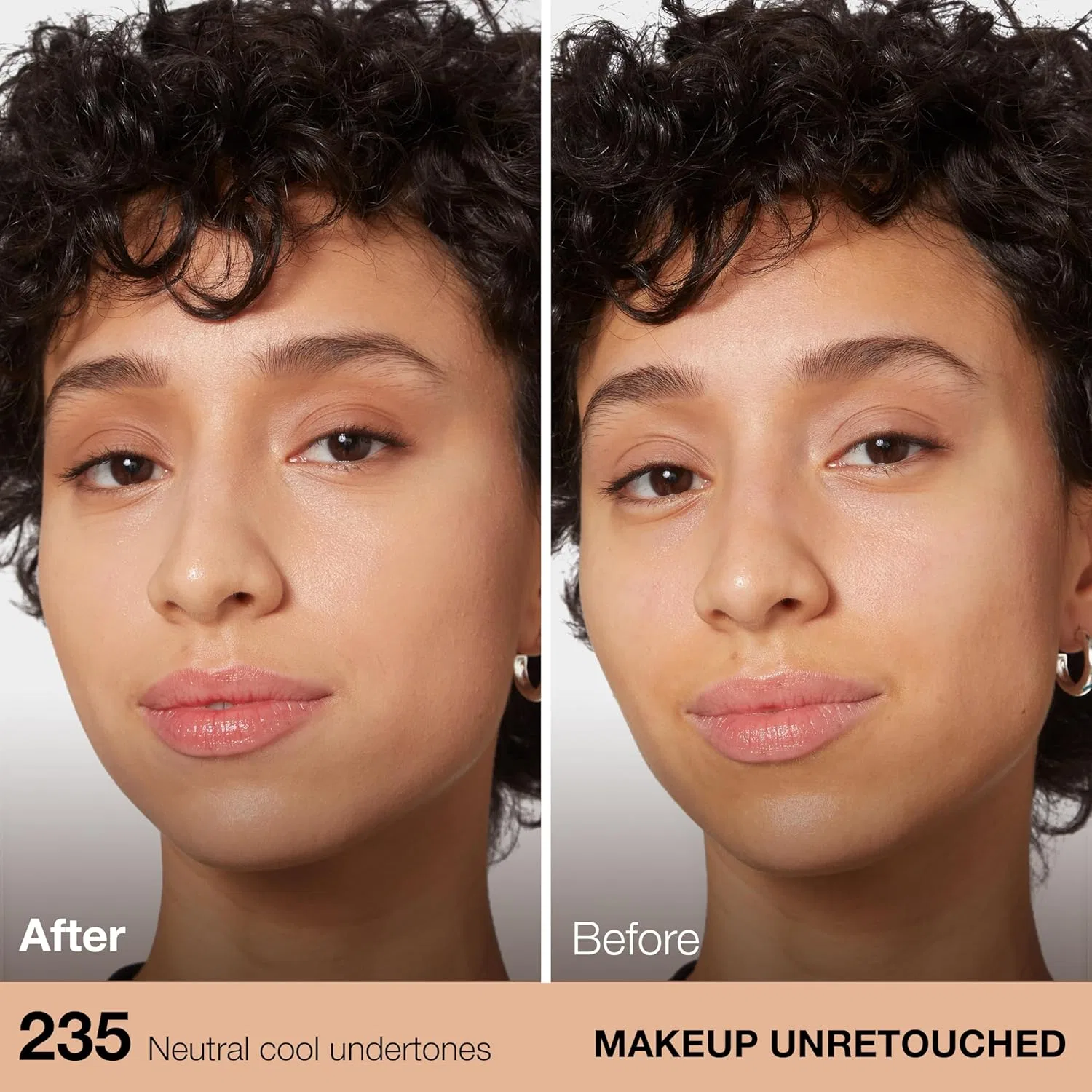 Тональная основа Fit Me Matte + Poreless, Maybelline New York, 30 мл, оттенок 235 Pure Beige — фото 2