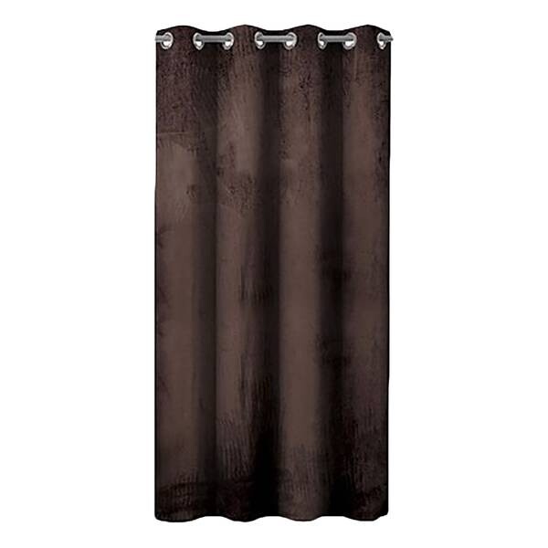 

Занавеска с люверсами FLHF Velvet, 270 см, коричневый