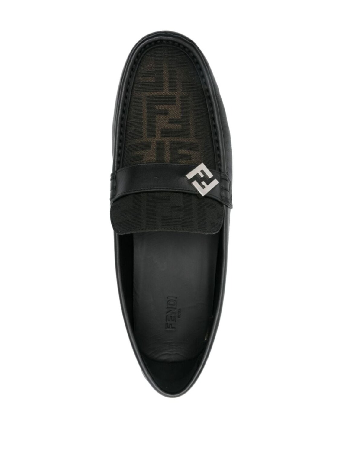 FENDI туфли FF Squared, черный — фото 4