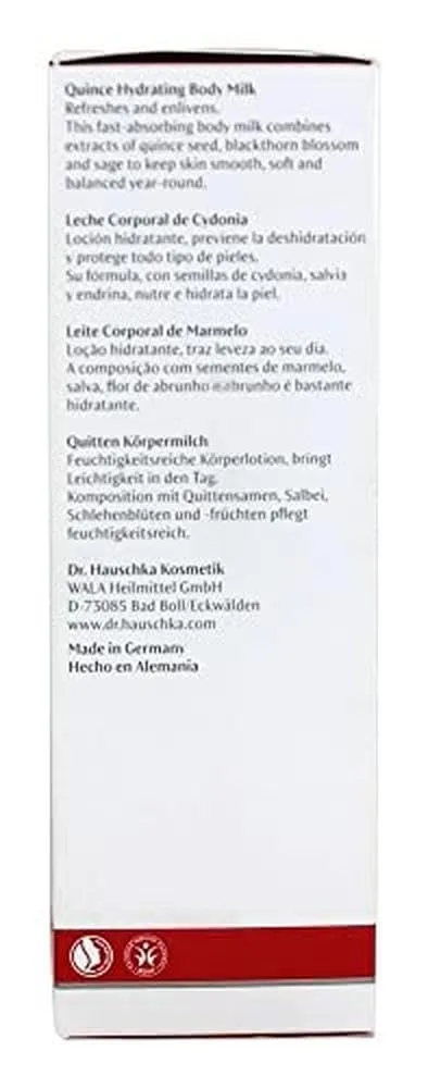 Увлажняющее молочко для тела Dr. Hauschka с ароматом айвы, освежает и оживляет, 120 мл. — фото 4