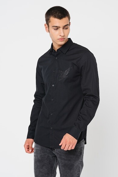 

Рубашка с длинным рукавом ARMANI EXCHANGE, черный
